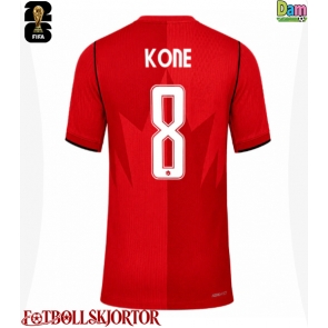 Kanada Ismael Kone #8 Hemmatröja Dam VM 2026 Kortärmad
